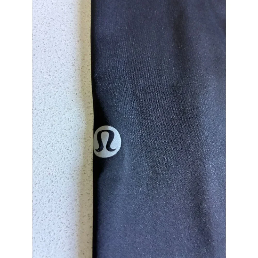 Lululemon Cropped Leggings Women's Size 8 Black Altered Cut Hem Yoga Pants